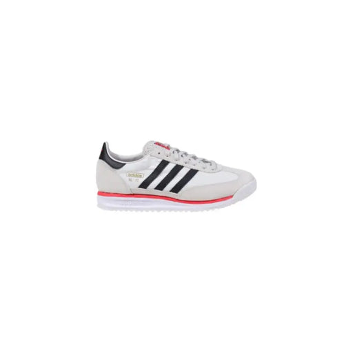 Adidas SL 72 white and black striped sneaker displayed for product listing