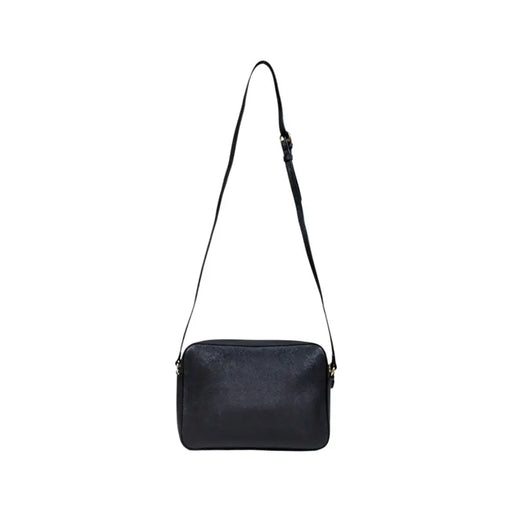 Black leather crossbody bag with adjustable strap and zip closure for Alviero Martini Prima Classe Women