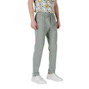 Men’s light green drawstring trousers with cuffed ankles from Antony Morato Spring Summer collection