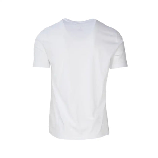 White short-sleeved crew-neck cotton T-shirt from Armani Exchange for men
