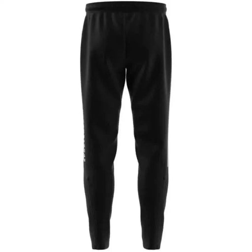 Black tapered athletic training pants from Adidas for men