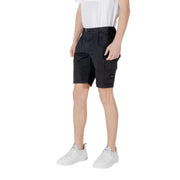 Black Cargo Shorts displayed on a product page for men’s casualwear