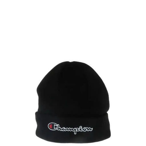 Black Champion beanie featured in Champion Women’s Black Cap for Fall/Winter collection