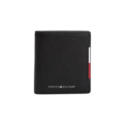 Black leather Tommy Hilfiger wallet displayed in the product Tommy Hilfiger Black Leather Wallet