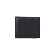 Black leather wallet with CK logo displaying sleek and stylish design
