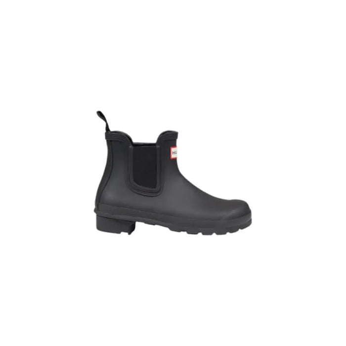 Black Rubber Chelsea Boot for stylish and waterproof footwear durability
