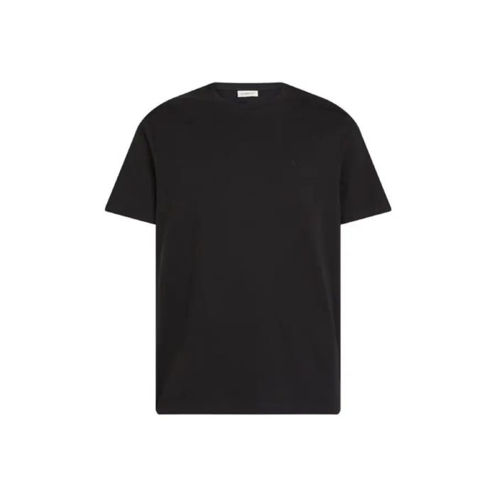 Mens black short-sleeve T shirt displayed on a mannequin for sale