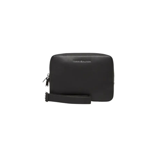 Black wristlet pouch from Tommy Hilfiger Bag with zipper closure and compact design