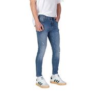 Distressed blue skinny jeans from Antony Morato Light Blue Men Jeans Spring Summer collection