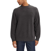 Gray knit crewneck sweater displayed in a product image, suitable for casual or formal wear