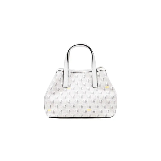White patterned tote bag with top handles from Guess Women Fall Winter collection