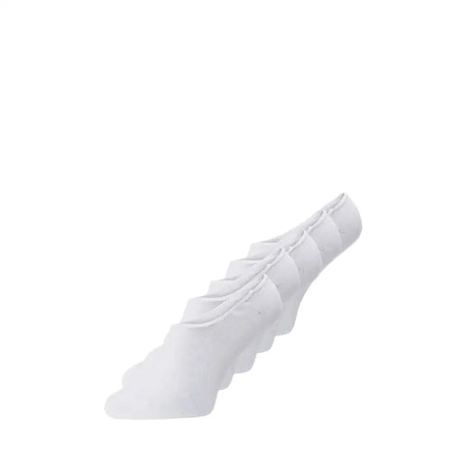 Stack of white no-show socks from Jack & Jones White Men Underwear Fall Winter collection