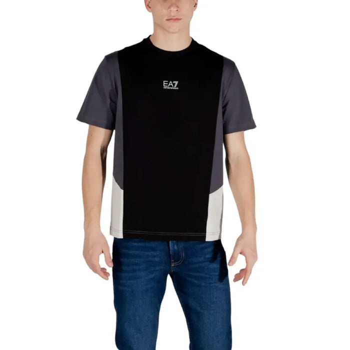 Men’s color-blocked T shirt featured in Men Color Blocked T Shirt product image