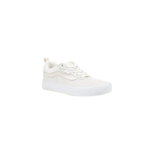Off-white Vans sneaker featured in Vans Women’s Pink Leather Sneakers for Fall Winter
