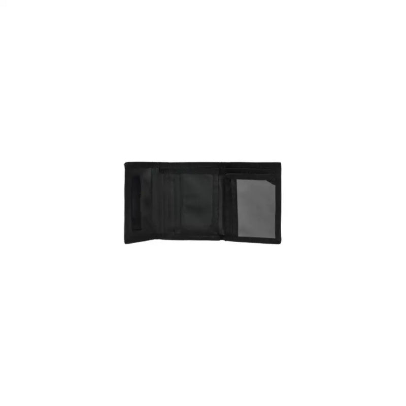 Open black wallet from Calvin Klein Jeans Men’s Black Button Wallet collection