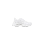 White chunky Guess Slip On Sporty Sneakers for Women with circular side details