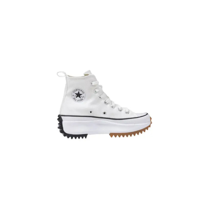 White Converse Run Star Hike high-top sneaker displayed in a product image
