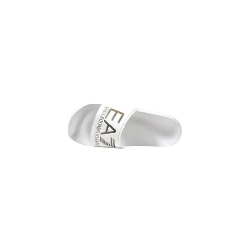 EA7 Women Slip-On White Slippers ideal for Spring/Summer with a stylish design