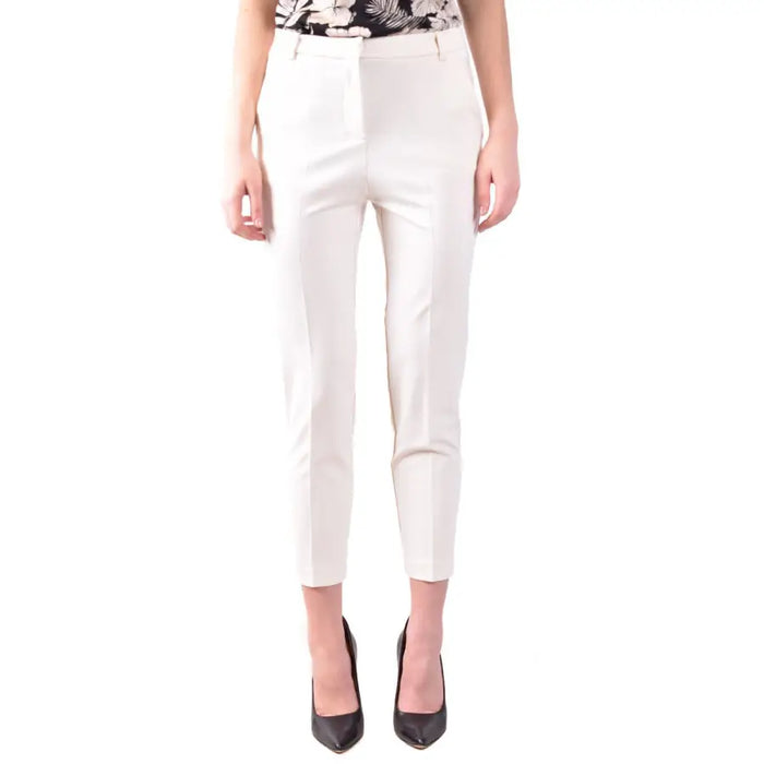 Pinko Women Spring Summer White Trousers