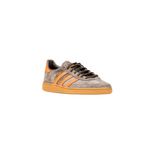 Adidas originals handball spezial sneaker in grey and orange, suede material with gum sole.
