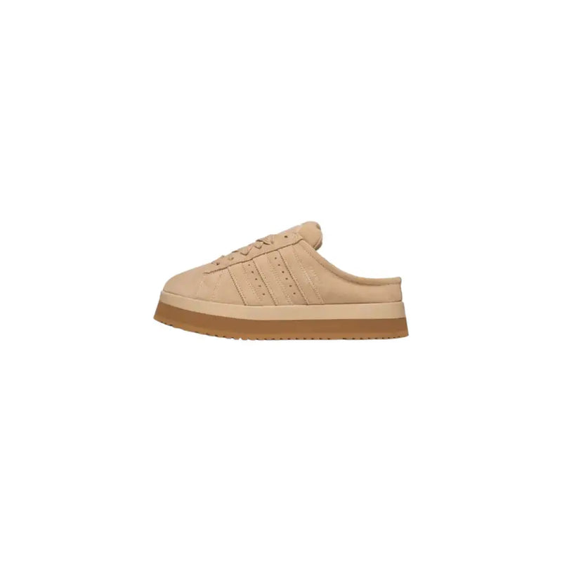 Adidas Baskets Originals Campus 00s Winter pour homme, en daim beige avec semelle en caoutchouc marron clair et détails classiques à trois bandes.