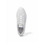White adidas originals men megaride sneaker with mesh upper and rubber sole synthetic material