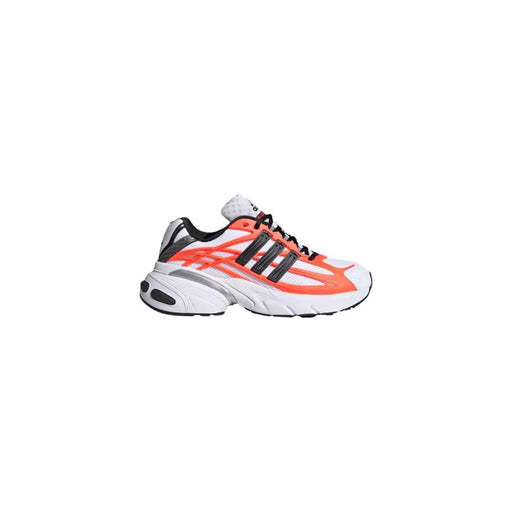 Adidas Baskets homme Originals Adistar XLG 2.0 orange synthétique avec rayures blanches et orange fluo, bandes noires et détails argentés