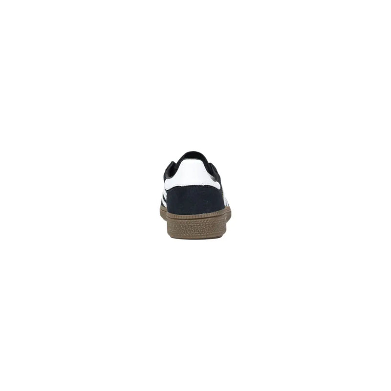 Adidas Originals women suede handball spezial sneakers black with a black and white low-top suede upper and rubber sole