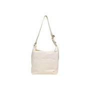 Sac bandoulière Alviero Martini Prima Classe en nylon beige crème avec poche zippée