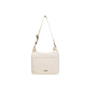 Sac bandoulière Alviero Martini Prima Classe en nylon beige crème avec poche zippée