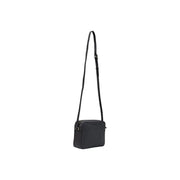 Black alviero martini women pvc shoulder bag with minimalist design and adjustable crossbody strap w21 cm