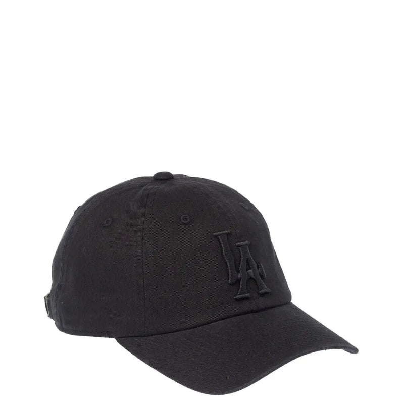 Casquette homme Black American Needle 100 % coton avec logo LA brodé discret et coupe ajustable