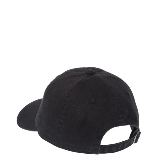 Casquette de baseball en coton noir à visière incurvée et sangle réglable, de la collection de casquettes pour hommes American Needle