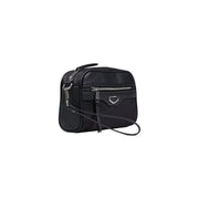 Antony Morato Sac bandoulière homme en cuir noir avec finitions argentées et bandoulière amovible 22 x 13 x 7 cm