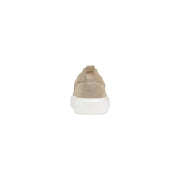 Antony Morato Mocassin en cuir pour homme, en daim beige, à enfiler, avec semelle épaisse en caoutchouc blanc, taille mmfw01900