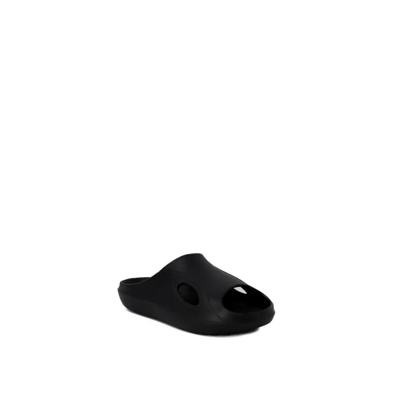 Antony Morato Pantoufles en caoutchouc noir pour homme, pointure 3, au design élégant avec deux découpes ovales sur la tige.