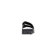 Antony Morato Sandale mule pour homme en polyuréthane noir, dotée de deux brides et d'une semelle en caoutchouc lisse au design minimaliste