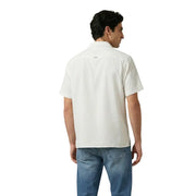 Antony Morato Polo blanc à manches courtes pour homme, col classique et détails de couture discrets.