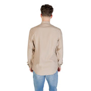 chemise beige à manches longues Antony Morato Chemise pour homme avec col classique et poignets boutonnés, confectionnée dans une matière douce.