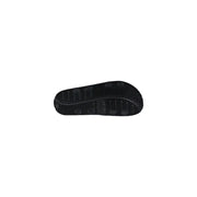 Semelle en caoutchouc noir avec motif d'adhérence texturé et indentations circulaires de antony morato pantoufles pour hommes Kry sandales noires