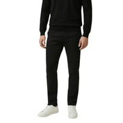Antony Morato Pantalon noir slim pour homme, en tissu structuré lisse pour un look élégant et moderne