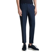 Antony Morato Pantalon homme bleu marine foncé, coupe ajustée, moderne et élégante, plis discrets