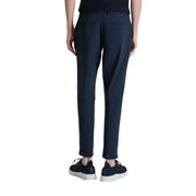 bleu marine foncé coupe slim antony morato Pantalon pour homme à la coupe ajustée et aux plis discrets pour une allure soignée