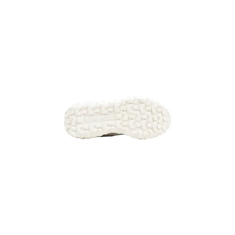 Antony Morato Baskets blanches à lacets pour hommes, semelle en caoutchouc blanc et semelle crantée texturée, logo Madison Market en relief