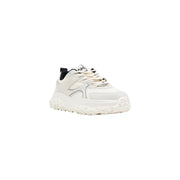Antony Morato men white lace up sneakers mmfw01868-le500181 with chunky design black accents and textured rubber sole