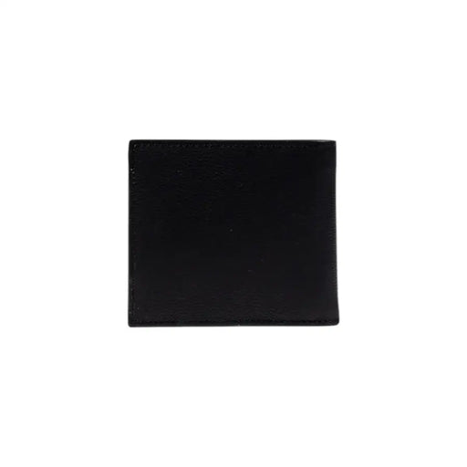 Armani Exchange black polyester men’s wallet featuring a sleek leather billfold design