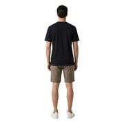 Armani Exchange Short en lin beige pour homme, avec poches avant, vue de face
