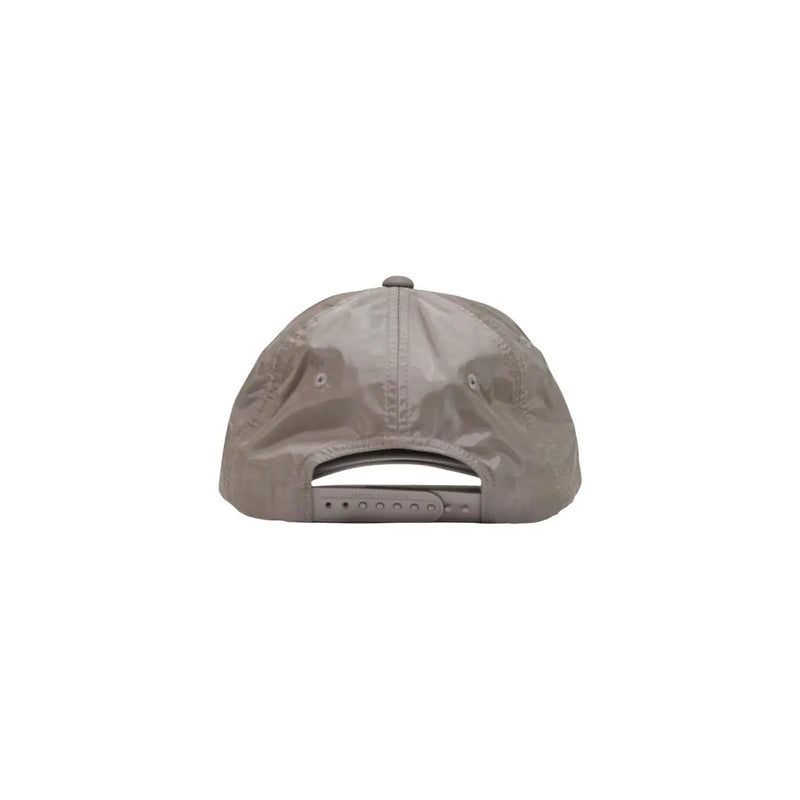 Armani Exchange Casquette de baseball homme grise en polyester mat avec sangle réglable, vue de dos