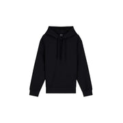 Armani Exchange Sweat à capuche noir pour homme en polyester, au design minimaliste et aux poignets côtelés, idéal pour une tenue décontractée.