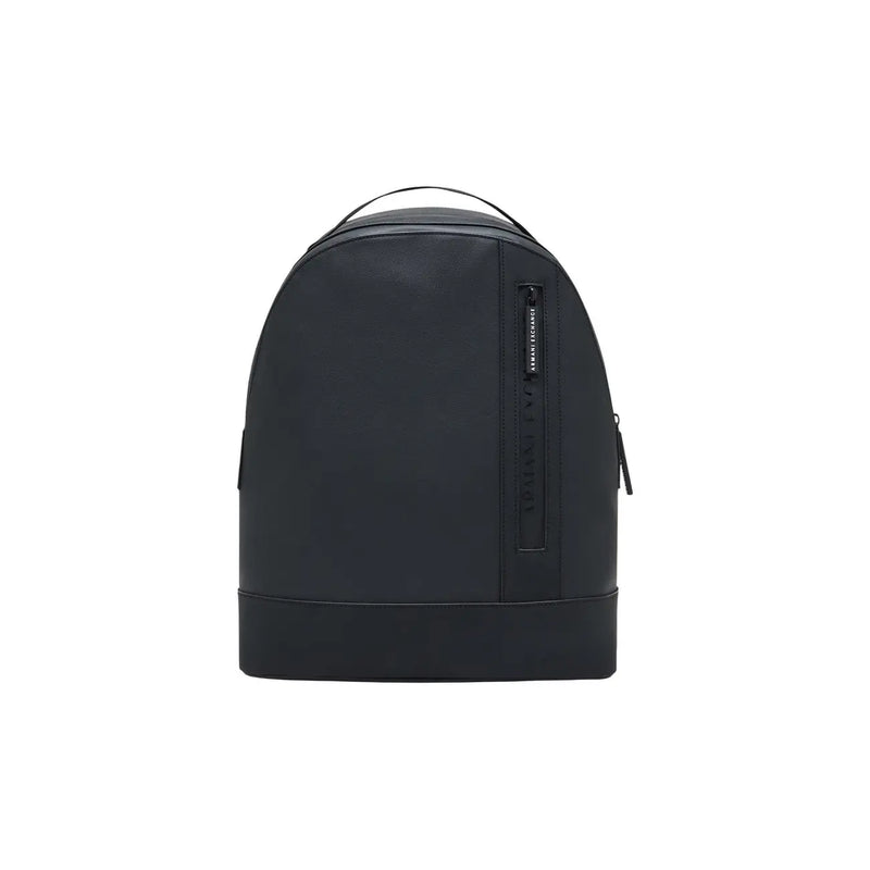 Armani Exchange Sac à dos noir pour homme en polyester, au design minimaliste et élégant, avec fermeture éclair verticale.